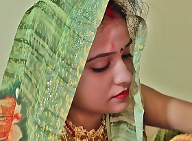 Beautiful newly married wife fucked by her skimp in the bedroom. Full Hindi audio
