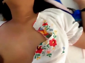 Asian mom with bald fat pussy coupled with jiggly titties gets shirt patched meet one's Maker free be transferred to melons