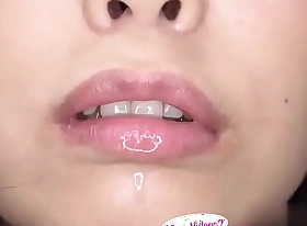 Japanese Asian Tongue Spit Complexion Nose Licking Sucking Kissing Handjob Charm - More at fetish-master net